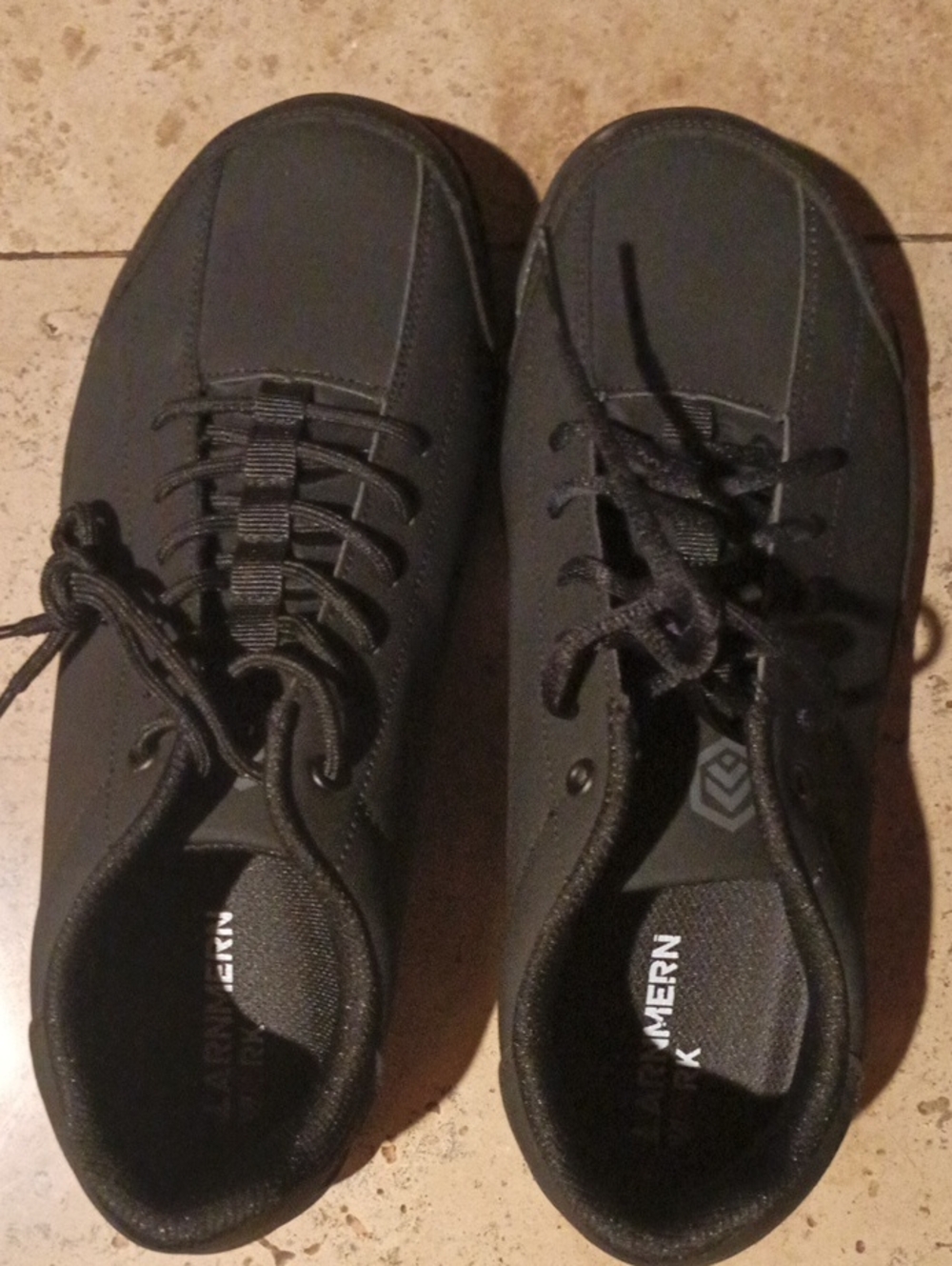 Men's Black Casual Lace-Up Shoes